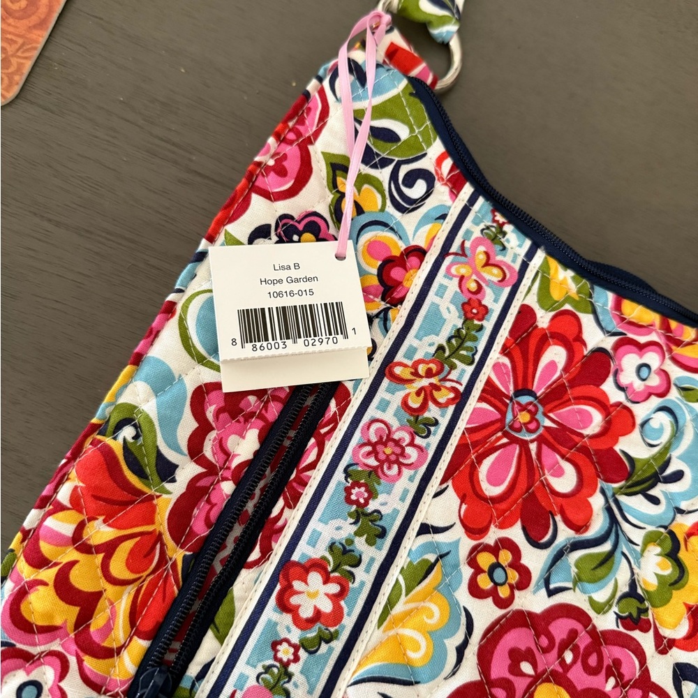 NWT Vera Bradley Hope Garden Lisa B Handbag Purse Retired New - Picture 4 of 8